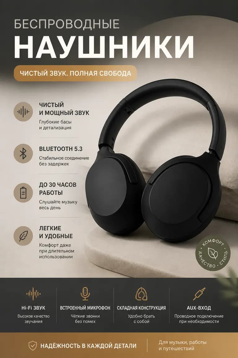После: Беспроводные наушники