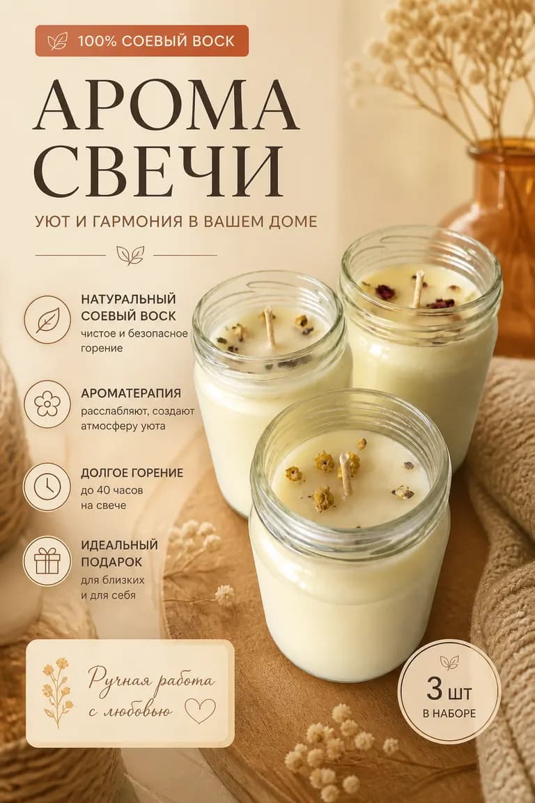 После: Аромасвечи