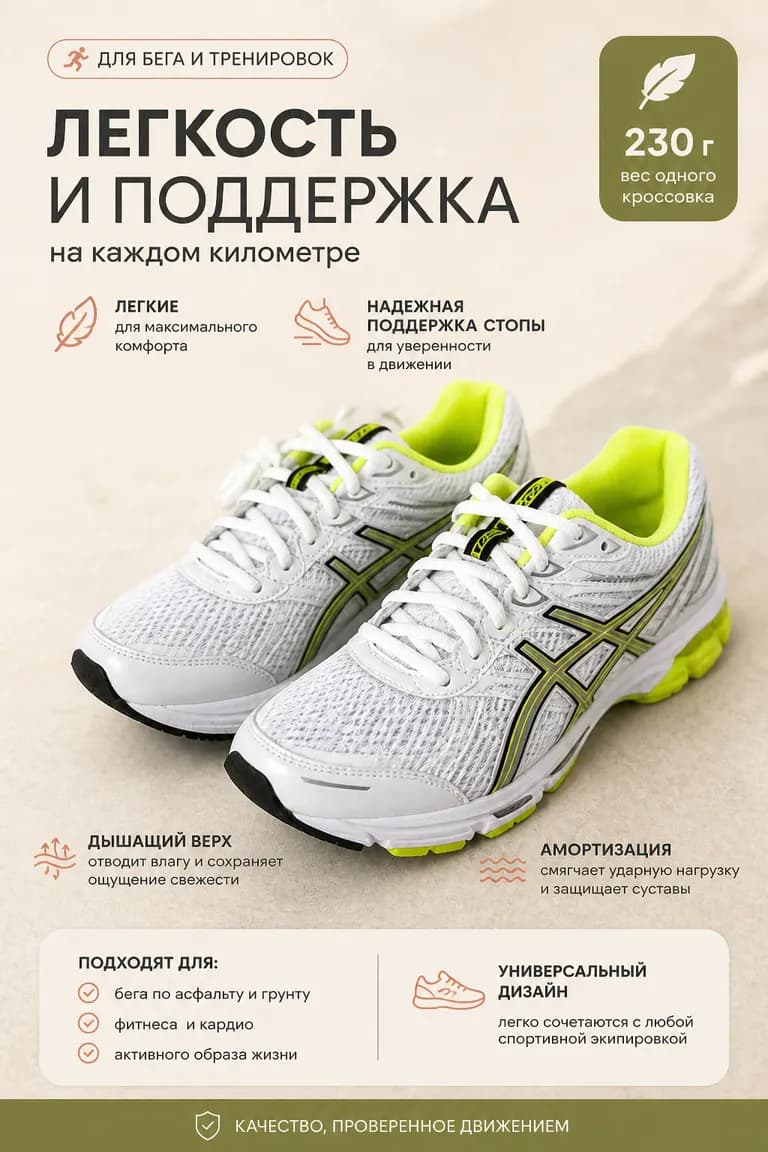 После: Кроссовки для бега